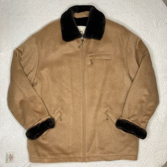 Express De L’Opera Mohair Full Zip Pea Coat: Size Medium - Picture 2 of 14